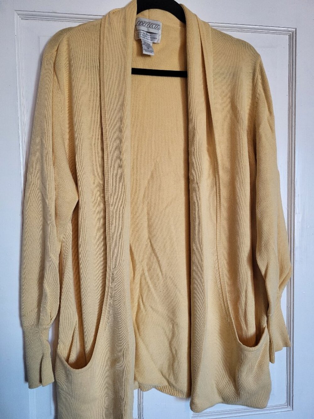 Vintage Yellow Cardigan Size M